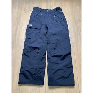 The North Face Snow Pants Mens Large Black HyVent Insulated Ski Waterproof